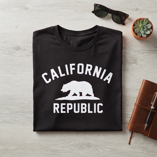 Custom California Republic Shirt, Vintage Collegiate California Bear Sweatshirt, Retro West Coast Hoodie,