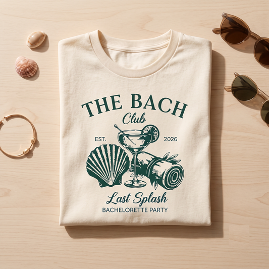 Last Splash Bachelorette Party Shirt, Beach Bach Club Hoodie, Custom Nautical Wedding Sweatshirt