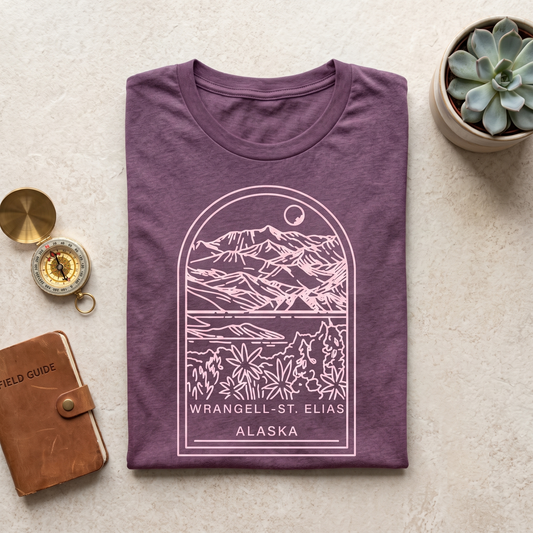 Custom Wrangell St Elias Shirt, Alaska Mountain Sweatshirt, Personalized Nature Hoodie
