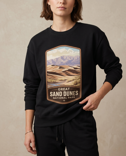 Custom Great Sand Dunes National Park Shirt, Vintage Colorado Hoodie, Retro Sand Dunes Sweatshirt, Personalized Hiking Gift, Mountain Tee