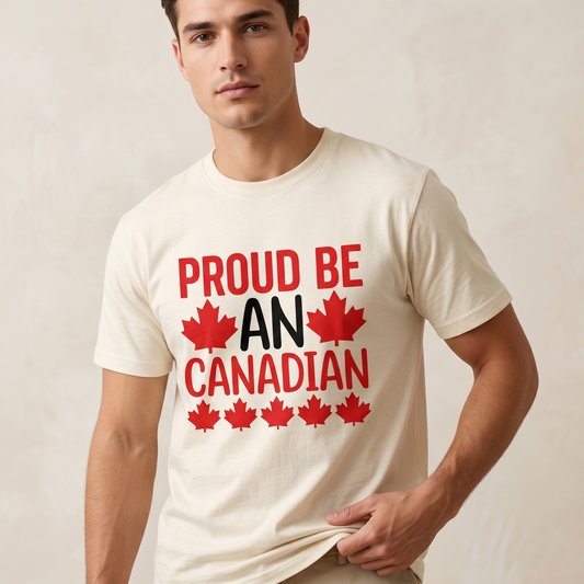 Custom Proud to be Canadian Hoodie & Sweatshirt | Personalized Canada Maple Leaf T-Shirt | Canadian Pride Gift | Unisex Patriotic Clothing