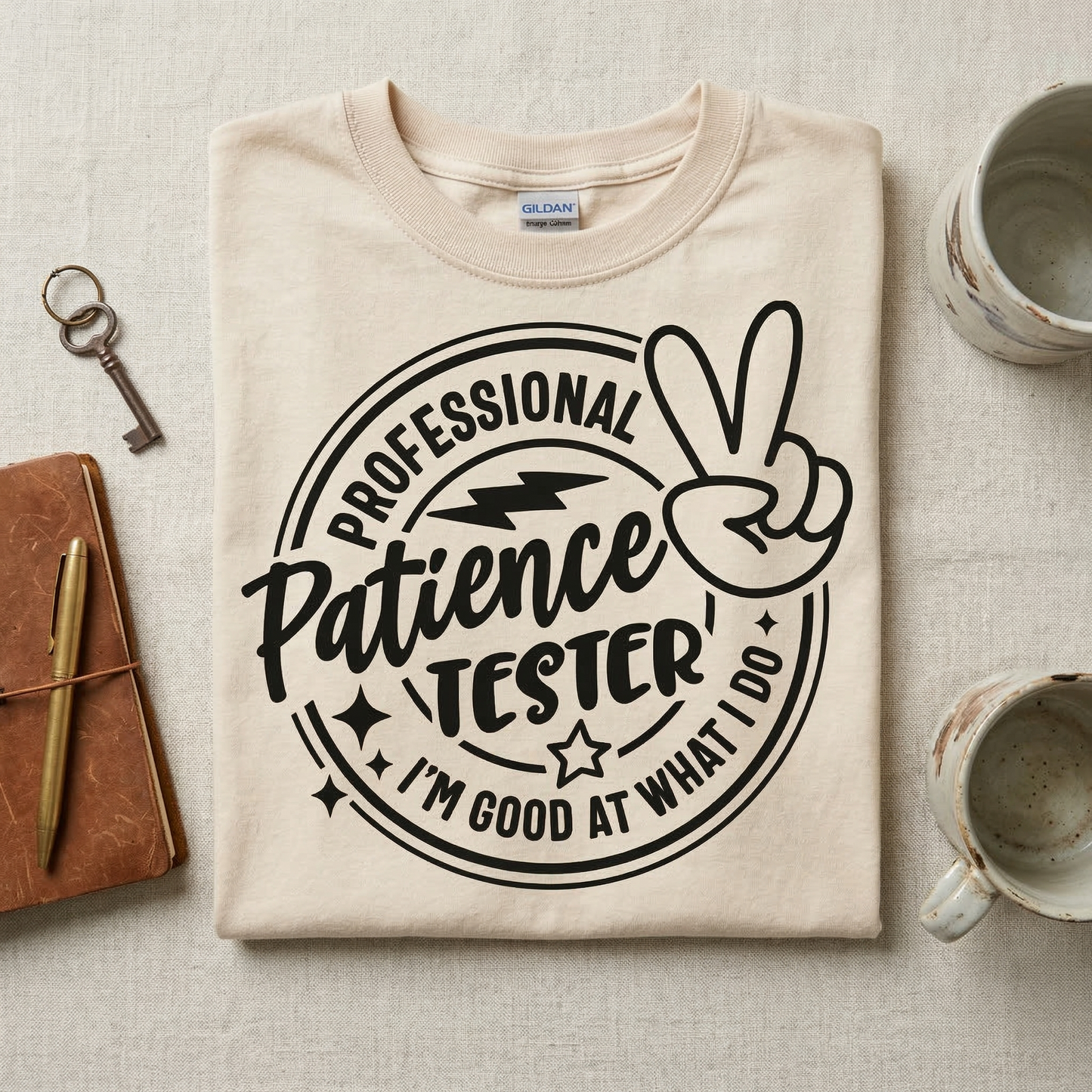 Professional Patience Tester Toddler Hoodie | Funny Kids Retro Sweatshirt | Sassy Toddler Pullover | Trendy Neutral Kids Clothe