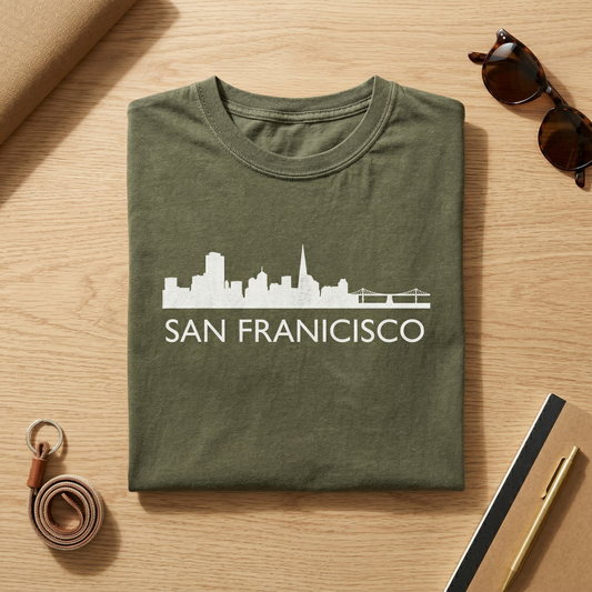 Custom San Francisco Skyline Hoodie | Personalized Bay Area Sweatshirt | SF Hometown Pride Sweater | California Travel Gift