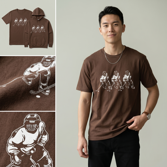 Custom Ice Hockey Hoodie and Shirt, Personalized Hockey Team Gift, Player Sweatshirt with Name and Number, Custom Youth Hockey Apparel