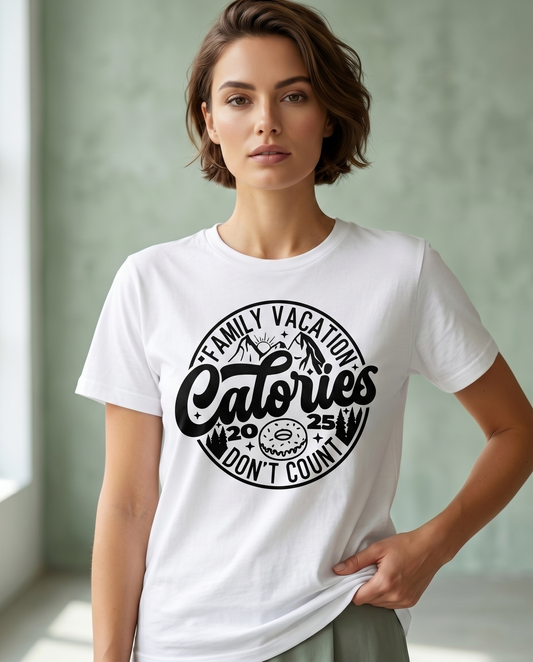 Custom Family Vacation 2026 Shirt, Calories Don't Count Matching Family Trip Hoodie, Personalized Group Travel Sweatshirt, Vacation Gift