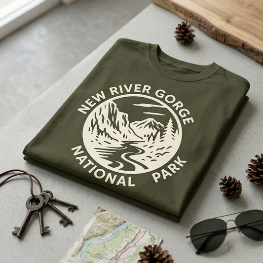 Custom New River Gorge National Park Hoodie - Vintage West Virginia Sweatshirt - Retro New River Gorge Pullover - Personalized Nature Gift