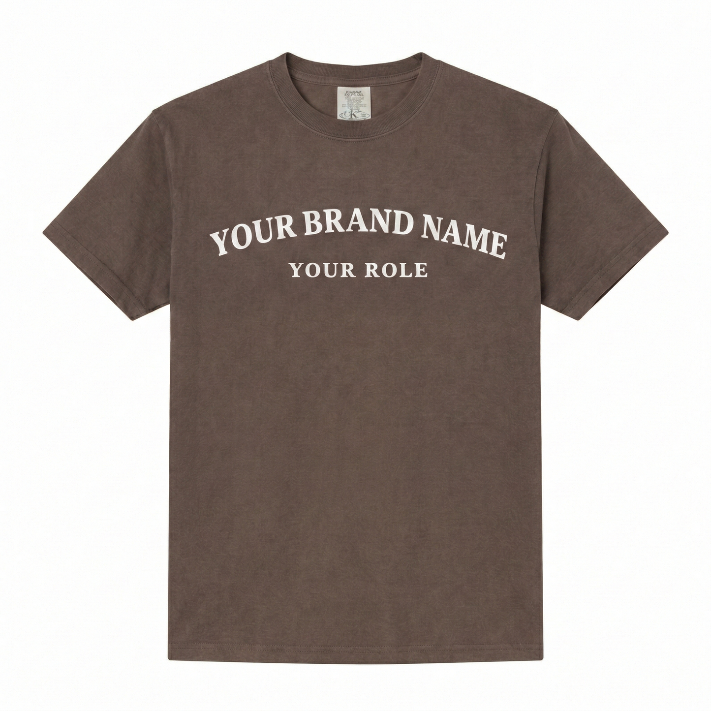 Custom Brand Name T-Shirt with Role