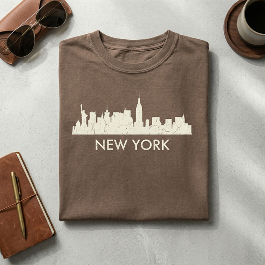 Custom New York Skyline Hoodie | Personalized NYC Sweatshirt | Big Apple Hometown Pride Sweater | New York Travel Gift