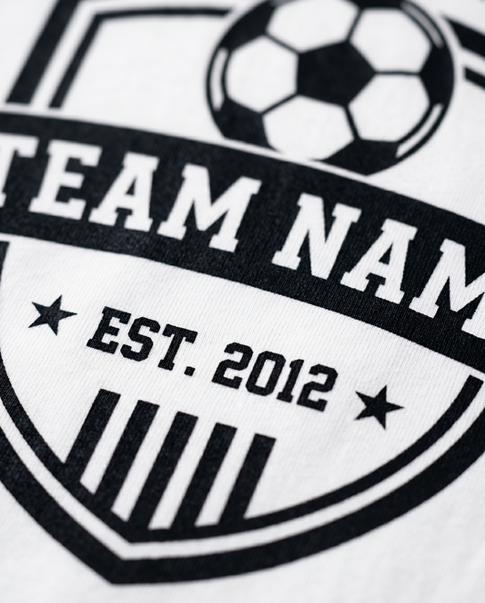 Custom Soccer Team Shirt, Personalized Soccer Crest Hoodie, Sports Logo Sweatshirt, Custom Team Name Football Tee, Personalized Coach Gift