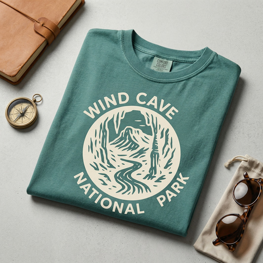 Custom Wind Cave National Park Hoodie - Vintage South Dakota Sweatshirt - Retro Wind Cave Pullover - Personalized Nature Gift
