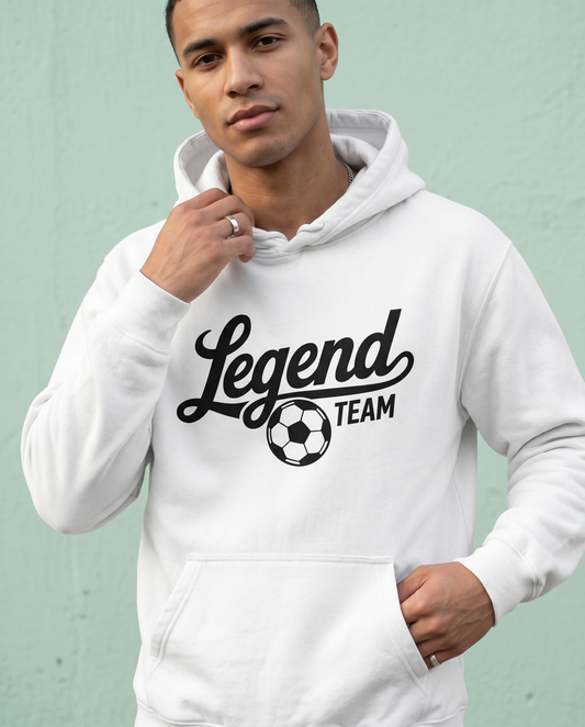 Custom Legend Team Soccer Shirt, Personalized Team Name Hoodie, Soccer Legend Sweatshirt, Custom Soccer Team Apparel