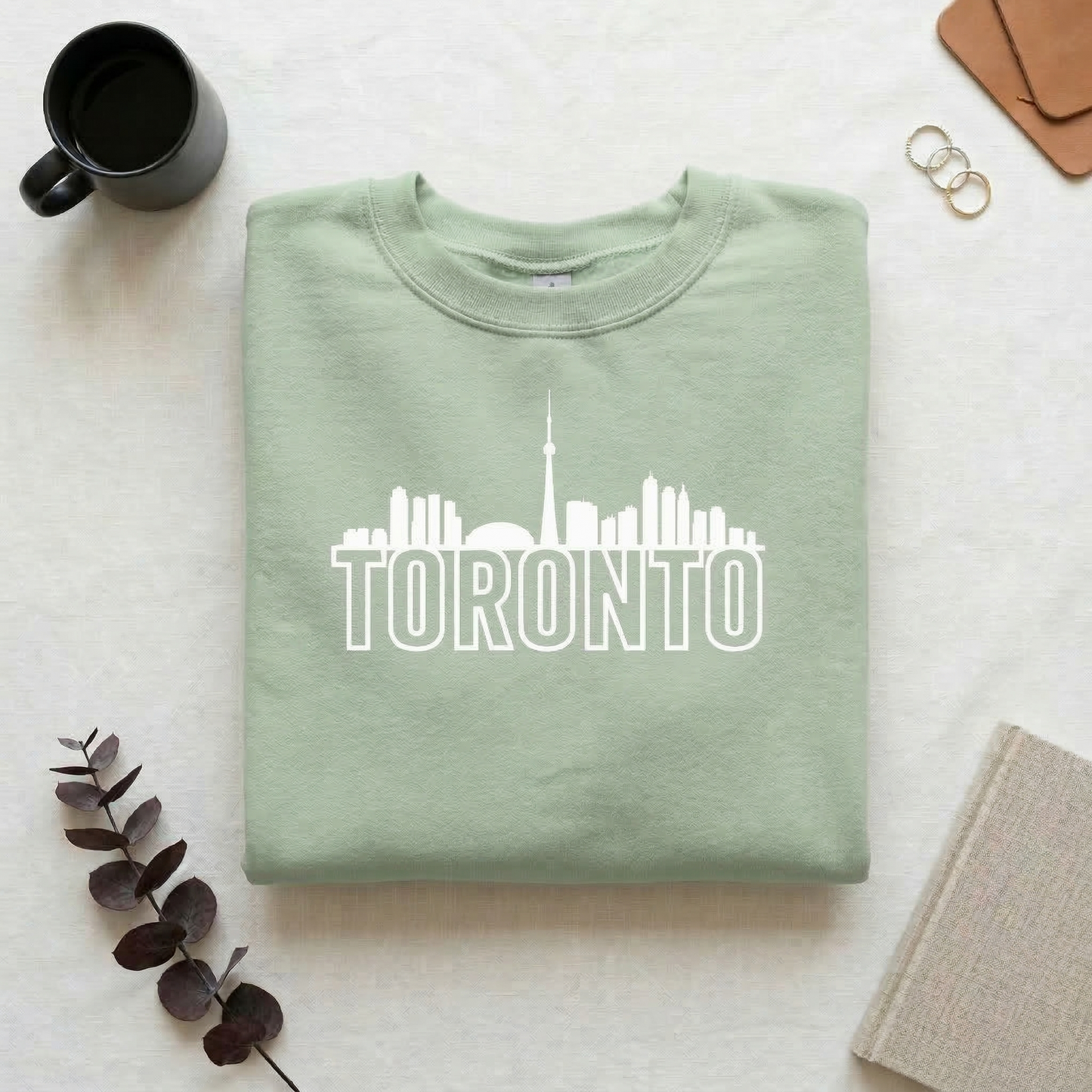 Toronto Skyline Sweatshirt | Minimalist Toronto Crewneck | Toronto Canada Skyline Gift | Urban Streetwear Pullover | Toronto Souvenir Jumper