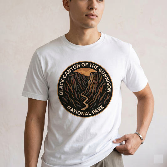 Custom Black Canyon of the Gunnison National Park Shirt, Vintage Colorado Hoodie, Retro Hiking Sweatshirt, National Park Souvenir Apparel