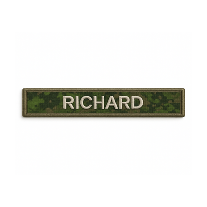 Canadian Army Nametape - Custom Name Tags Made in Canada