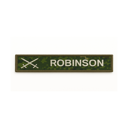 Canadian Army Nametape - Custom Name Tags Made in Canada