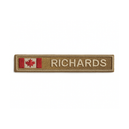 Canadian Army Nametape - Custom Name Tags Made in Canada