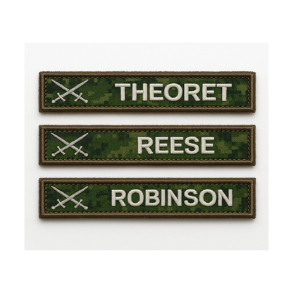 Canadian Army Nametape - Custom Name Tags Made in Canada