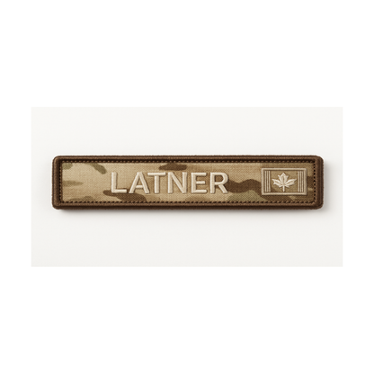 Canadian Army Nametape - Custom Name Tags Made in Canada