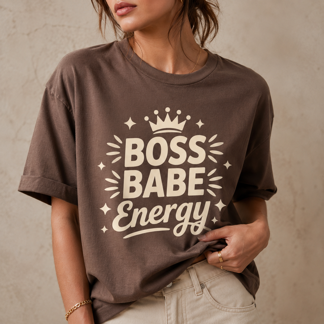 Boss Babe Energy Shirt, Retro Entrepreneur Hoodie, Customizable Business Apparel