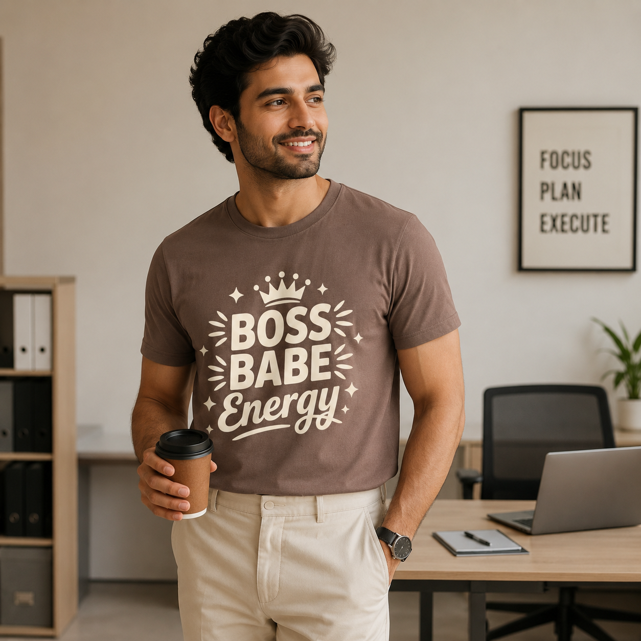 Boss Babe Energy Shirt, Retro Entrepreneur Hoodie, Customizable Business Apparel