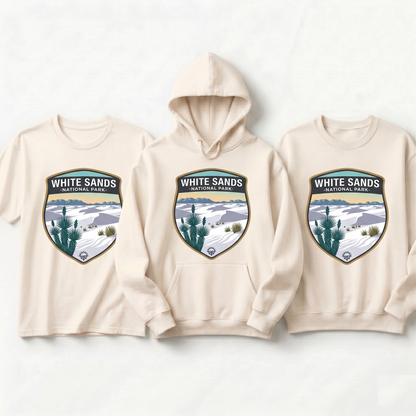White Sands National Park Shirt, New Mexico Desert Hoodie, Vintage Dunes Sweatshirt, Custom Adventure Gift, Retro National Park Apparel