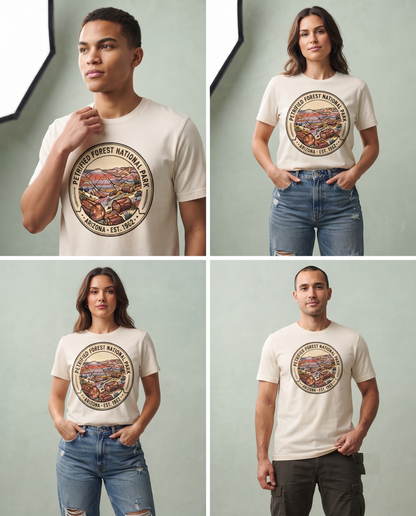 Petrified Forest National Park Arizona Retro T-Shirt (Est. 1962)