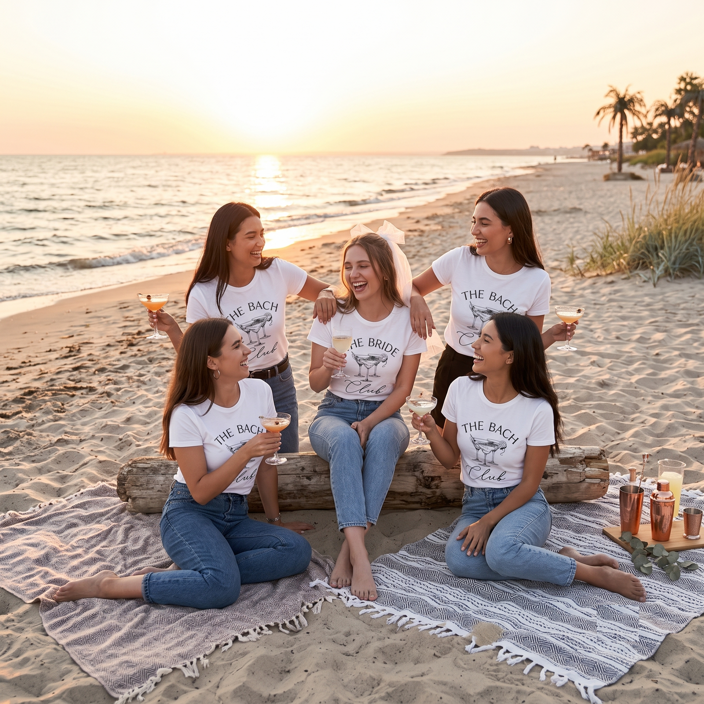 Bachelorette Party Shirt, Personalized Bride Club Sweatshirt, The Bach Club Hoodie, Matching Cocktail Bridesmaid Tees