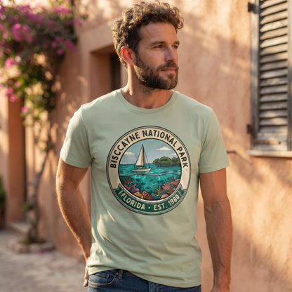 Custom Biscayne National Park Shirt, Retro Florida Sweatshirt, Vintage Sailing Hoodie, Personalized Ocean Gift