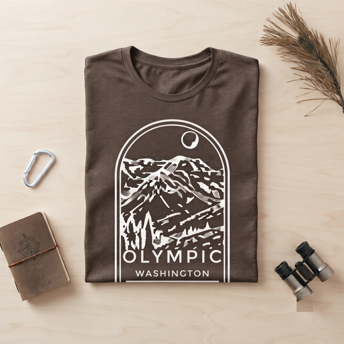 Custom Olympic National Park Shirt, Minimalist Washington Sweatshirt, Personalized Nature Hoodie