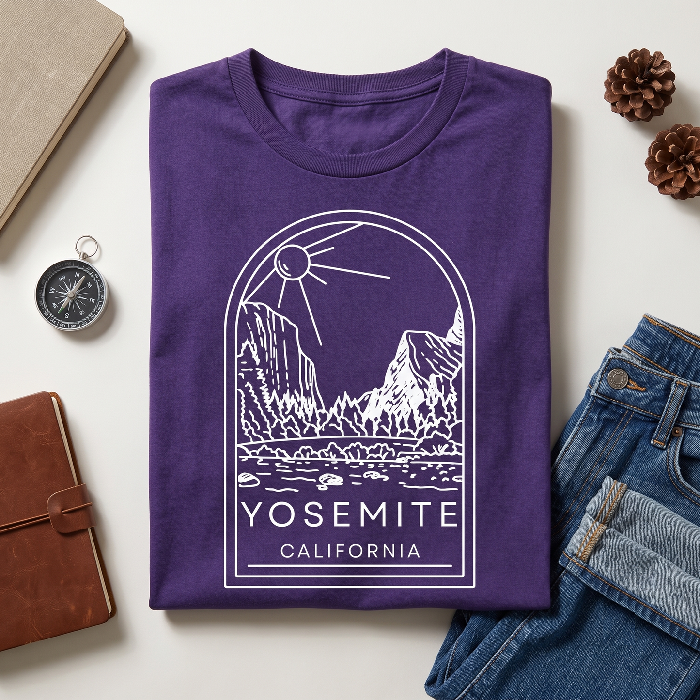 Custom Yosemite Shirt, Yosemite California Sweatshirt, Personalized Nature Hoodie,