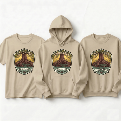 Congaree National Park Shirt, Vintage South Carolina Nature Hoodie, Custom Swamp Adventure Sweatshirt, Retro National Park Gift