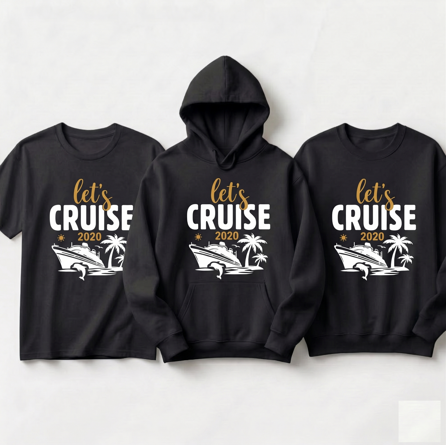 Custom Let's Cruise 2026 Shirt, Matching Family Cruise Hoodie, Personalized Group Vacation Sweatshirt, Ship Life Tee, Family Trip 2026 Gift