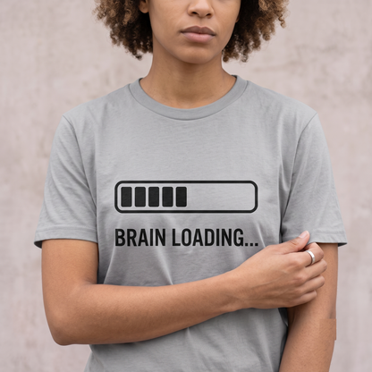 Brain Loading Shirt, Funny Tech T-shirt, Custom Loading Bar Sweatshirt, Gamer Hoodie, Personalized Funny Tee
