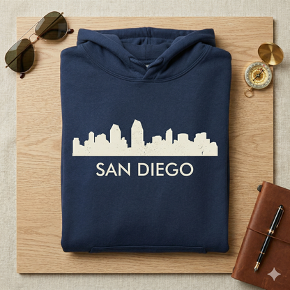Custom San Diego Skyline T-Shirt | Personalized California Graphic Tee | SD Hometown Pride Shirt | SoCal Travel Souvenir Gift