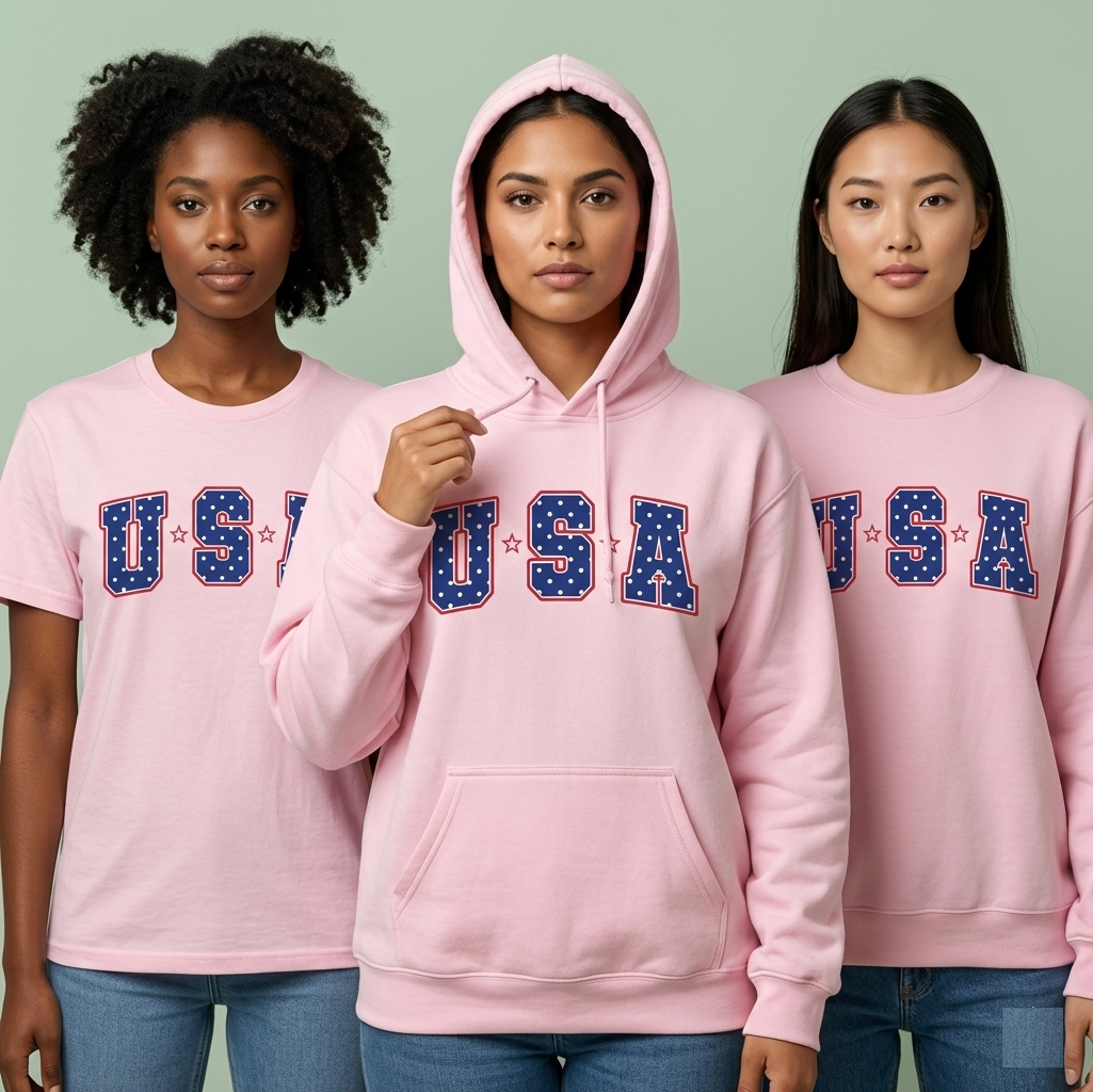 USA Stars and Stripes Sweatshirt, Personalized 4th of July T-Shirt, American Pride Apparel, Custom Team USA Gift
