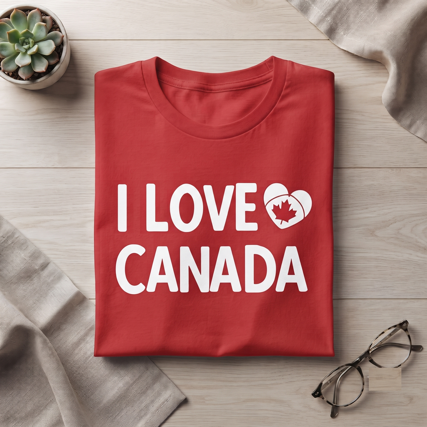 I Love Canada Shirt, Canadian Flag Heart Hoodie, Personalized Maple Leaf Sweatshirt