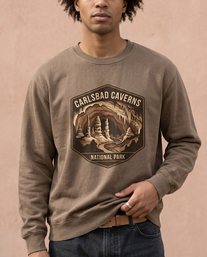 Carlsbad Caverns National Park Shirt, New Mexico Cave Hoodie, Vintage Stalactite Sweatshirt, Custom Spelunking Gift, National Park Apparel