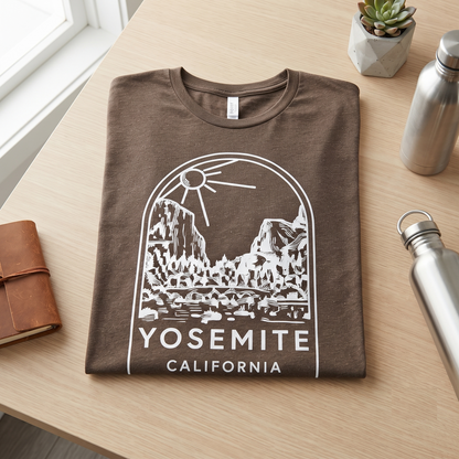 Custom Yosemite Shirt, Vintage National Park Sweatshirt, California Hoodie, Personalized Mountain Souvenir T-shirt