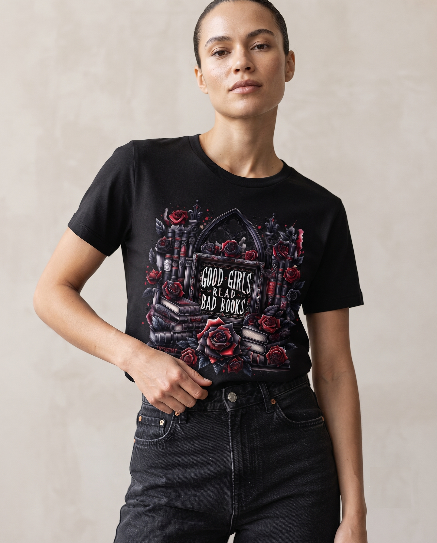 Good Girls Read Bad Books Shirt, Dark Romance Gothic Hoodie, BookTok Tee