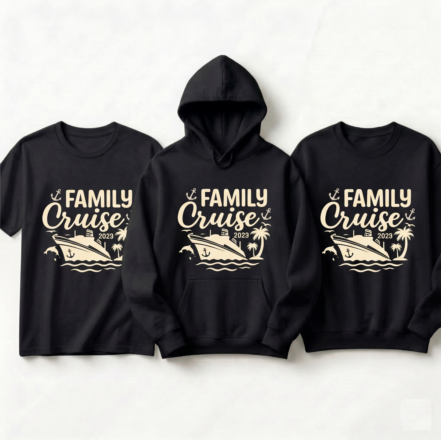 Custom Family Cruise 2026 Shirt | Matching Vacation Hoodies | Personalized Nautical Family Trip Sweatshirt | Cruise Squad Apparel