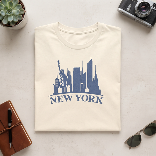 New York Skyline Shirt, NYC T-shirt, Custom New York Sweatshirt, New York Hoodie, Personalized City Skyline