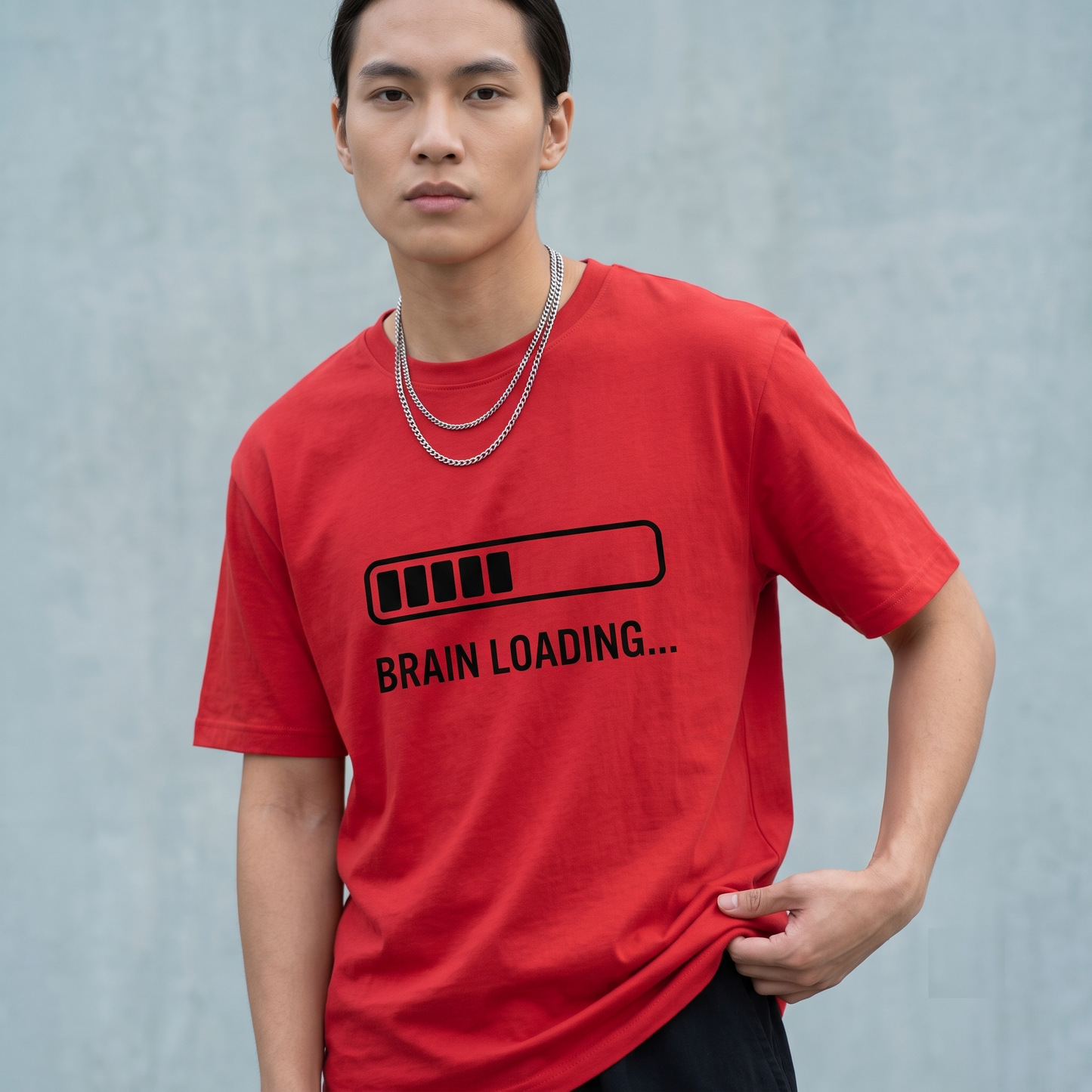 Brain Loading Shirt, Funny Tech T-shirt, Custom Loading Bar Sweatshirt, Gamer Hoodie, Personalized Funny Tee