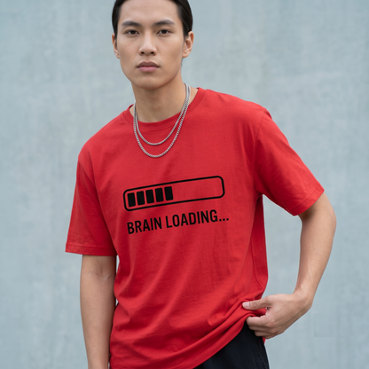 Brain Loading Shirt, Funny Tech T-shirt, Custom Loading Bar Sweatshirt, Gamer Hoodie, Personalized Funny Tee