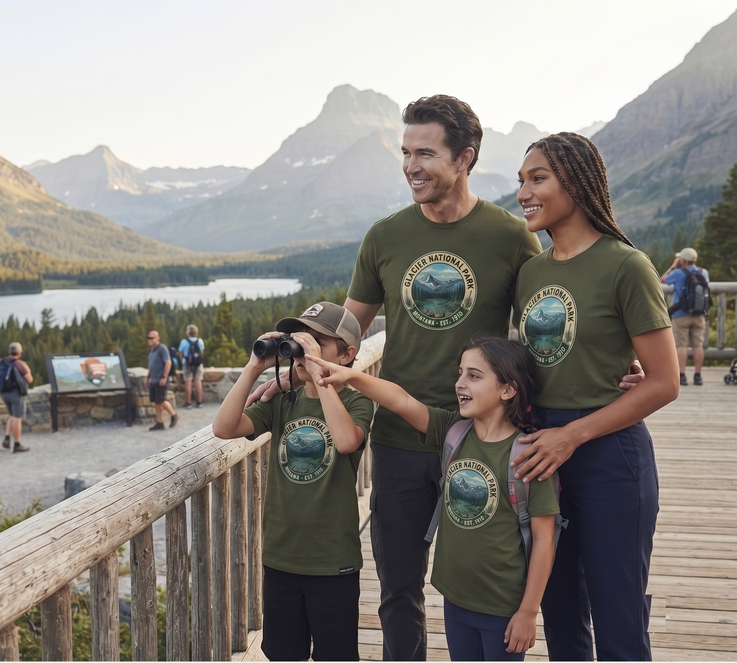 Custom Glacier National Park Shirt, Retro Montana Sweatshirt, Vintage Mountain Hoodie, Personalized Nature Gift