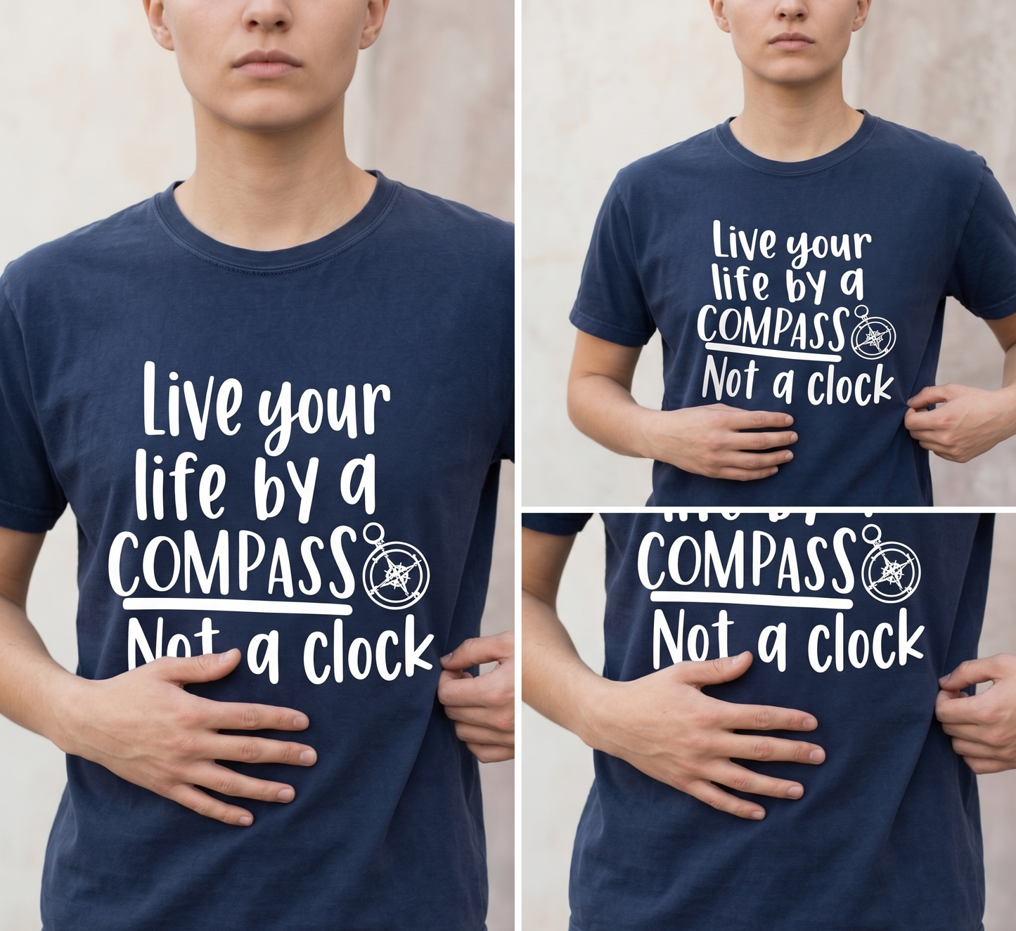Compass Hoodie, Inspirational Adventure Sweatshirt, Custom Quote Apparel, Graduation Gift