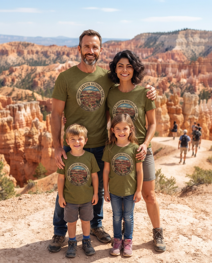 Custom Bryce Canyon National Park Retro Hoodie, Vintage Hoodoos Sweatshirt, Utah Nature Apparel