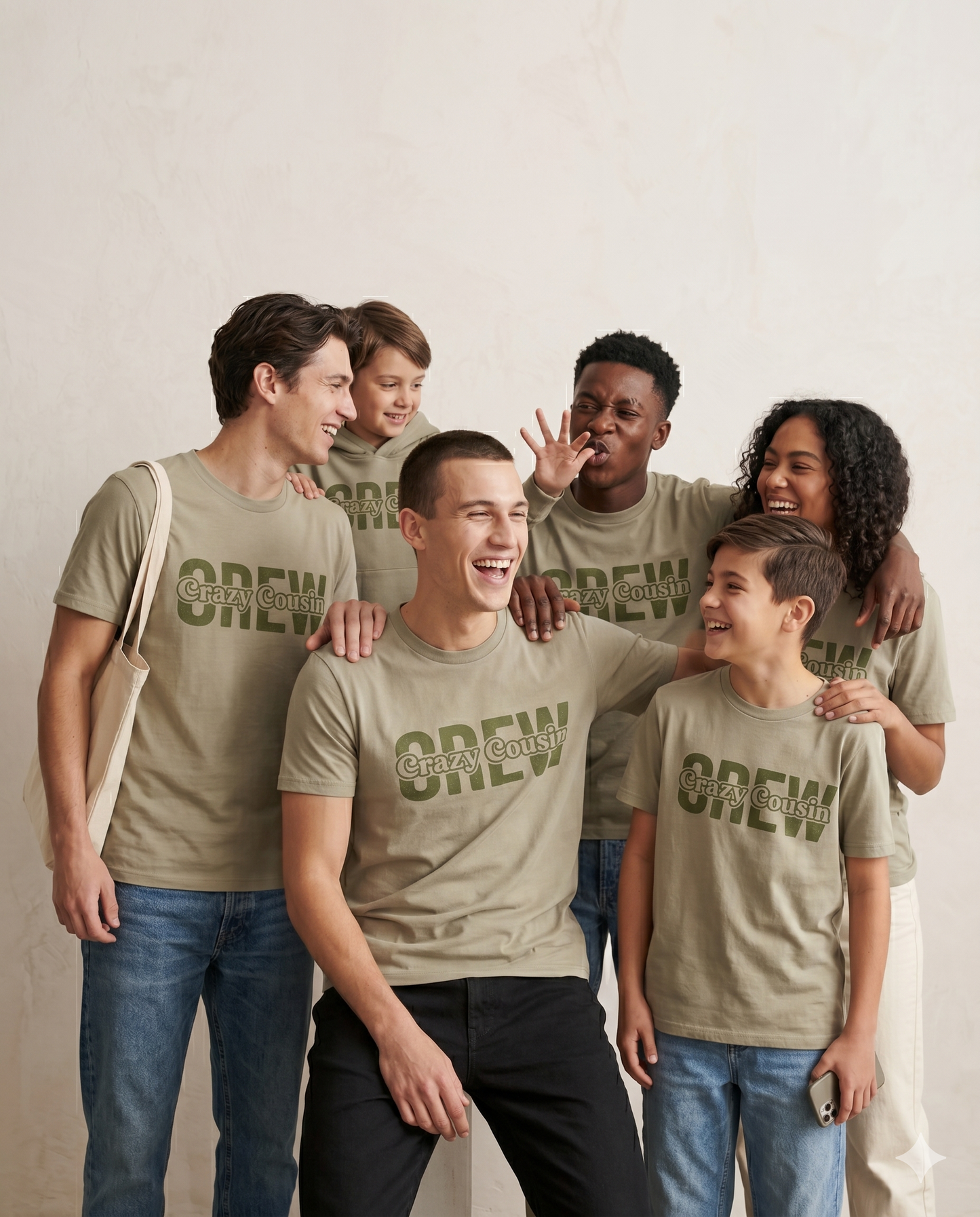 Custom Crazy Cousin Crew Shirt, Retro Matching Family Reunion Hoodie, Personalized Cousin Gift, Family Vacation Sweatshirt, Groovy Crewneck