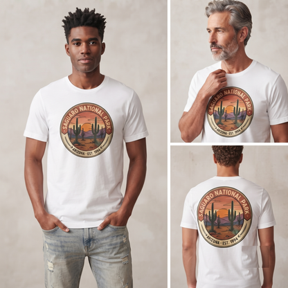 Custom Saguaro National Park Shirt Vintage Nature Sweatshirt Personalized Arizona Hoodie Retro Desert T-Shirt