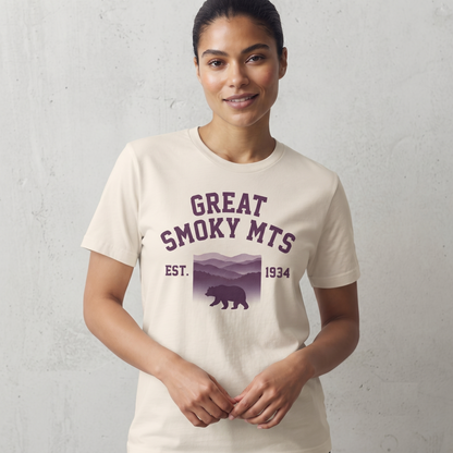 Custom Smoky Mountains Bear Shirt, Retro National Park Hoodie, Vintage Sweatshirt