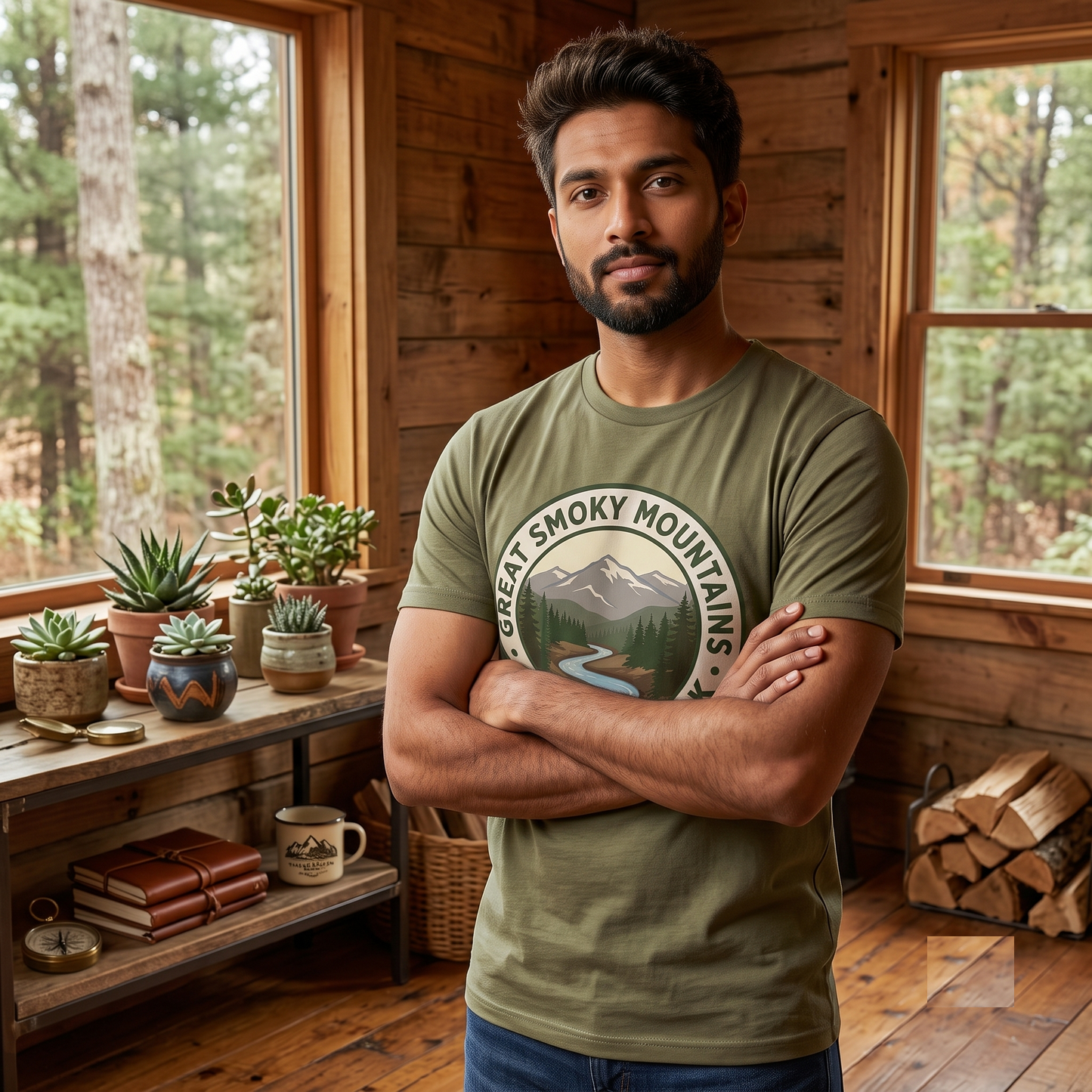 Custom Smoky Mountains National Park Retro Nature Apparel (T-Shirt, Sweatshirt, Hoodie)